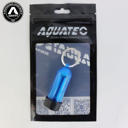Gantungan Kunci Mini Tangki Selam Pilihan Scuba dengan Warna Biru