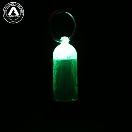 LED小胶囊潜水气瓶钥匙圈