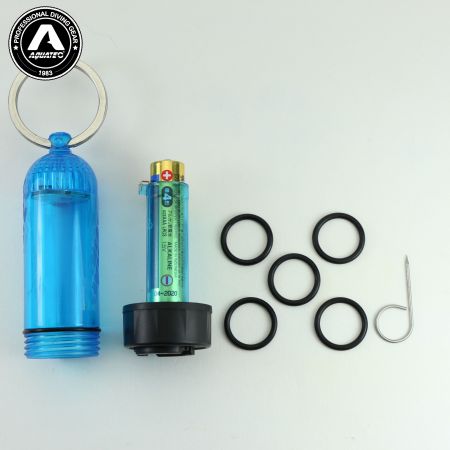 七彩LED潜水气瓶钥匙圈