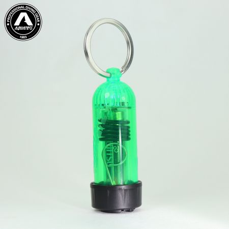 Porte-clés de plongée Scuba Choice avec réservoir mini et effet de fondu avec couleur arc-en-ciel