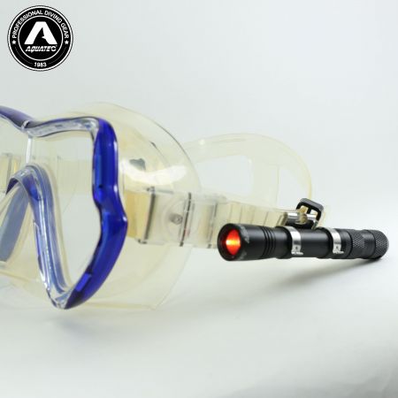 LED-1720 Interruttore a pulsante Scuba Mini luce per maschera