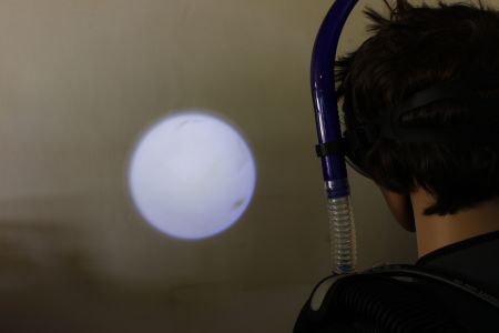 LED-1720 Μίνι φως μάσκας με διακόπτη πίεσης Scuba