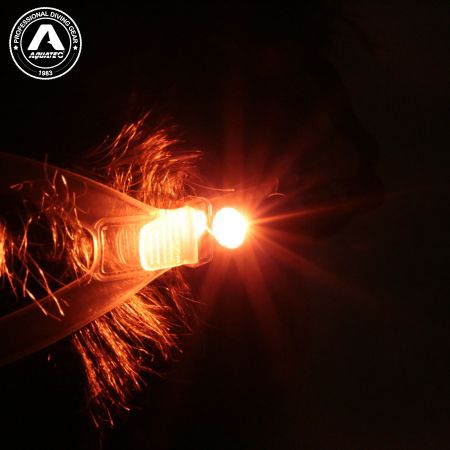 Đèn LED-1720 Scuba nút nhấn mini ánh sáng cho mặt nạ
