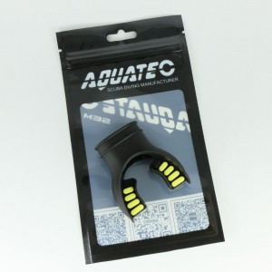 Dive Mouthpiece Easy To Hold Black/Yellow