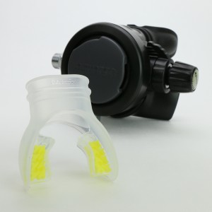 Bantal Mulut Sidemount Transparan/Kuning