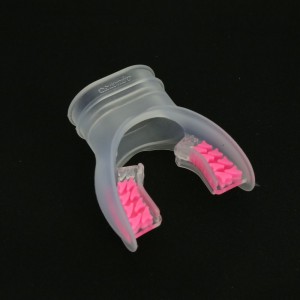 Bocal Sidemount Bite Tab Transparente/Rosa