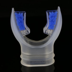 Scuba Bite Tab Mouthpiece Clear/Blue