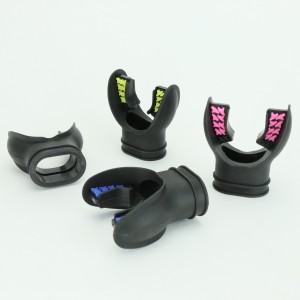 Freediving Top-Quality Mouthpiece Black/Pink