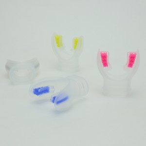 Freediving Top-Quality Mouthpiece Clear/Pink