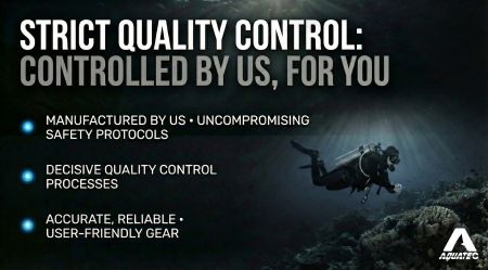 Scuba-Aquatec 엄격한 품질 관리