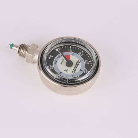 Submersible brass pressure gauge