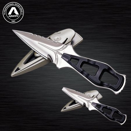 Sea Hunter Sharp Tip Scuba Knife - KN-170SP Scuba Fishing Knife