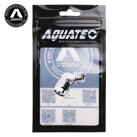 AQUATEC SW-05 110 fokos búvár-légzőautomata forgóadapter lezárt kiskereskedelmi csomagolása