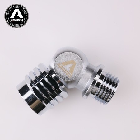 AQUATEC SW-05 110 fokos második lépcsős forgócsatlakozó oldalnézete márkajelzéssel 5