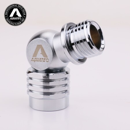 AQUATEC SW-05 110 fokos búvártömlő-forgóadapter csatlakozásának perspektivikus nézete 9