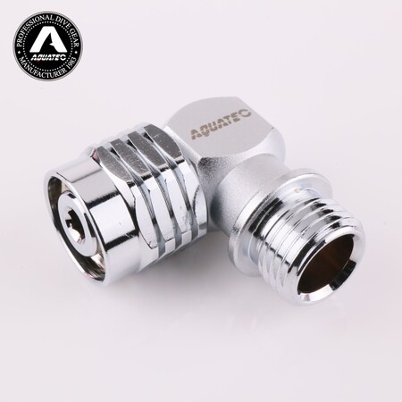 AQUATEC SW-04 90 fokos búvárreduktor forgatható adapterének szabványos áttekintő nézete, 1. szög