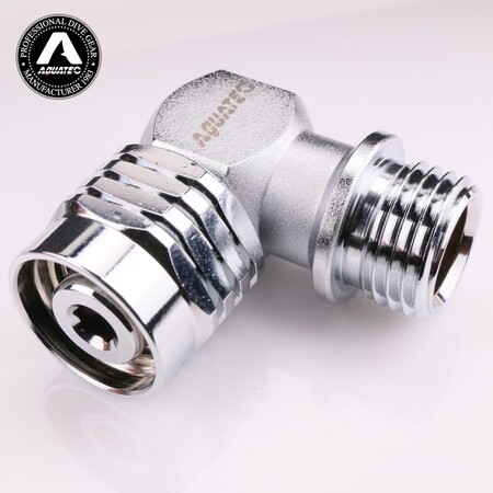 AQUATEC SW-04 90 fokos búvártömlő-adapter csatlakozóelemének szöge 15