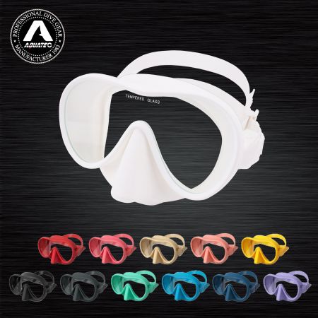 SCUBA AQUATEC MK-201 ainutlaatuinen kehysmaski