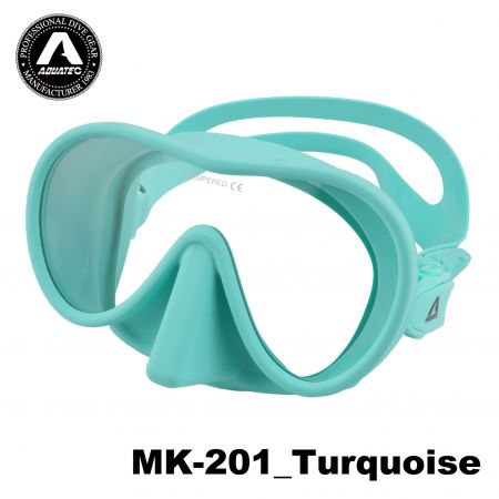 SCUBA AQUATEC MK-201 myrkyttömästä silikonista valmistettu sukelluskypärä