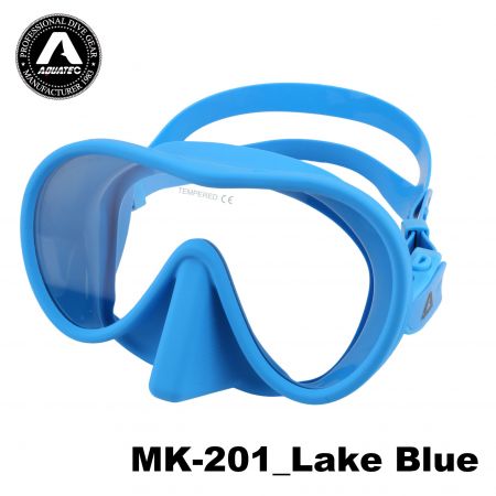 SCUBA AQUATEC MK-201 Teräksensininen sukelluskypärä