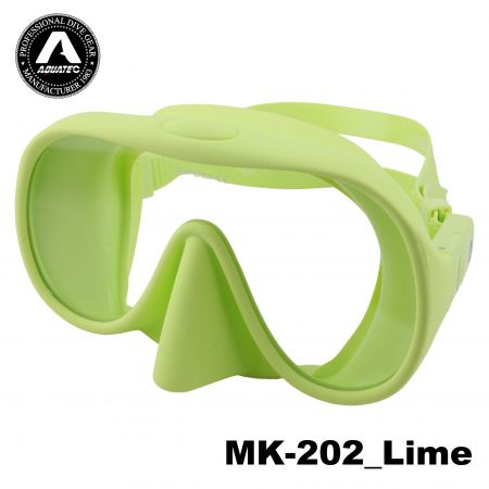 SCUBA AQUATEC MK-202 Neonvihreä sukelluskypärä