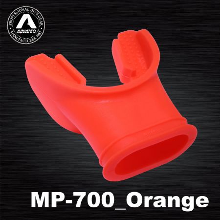 Aquatec MP-700 Silikon-Tauchermundstück-Neon Orange