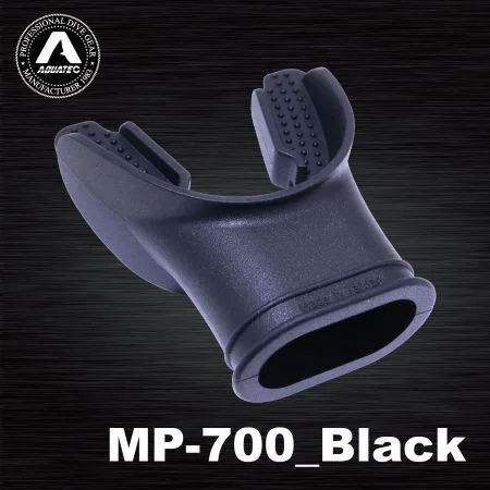 Aquatec MP-700 Silikon-Tauchermundstück-Schwarze Vorderansicht