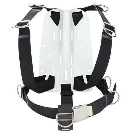 Aluminum Technical scuba diving bcd harness backplate