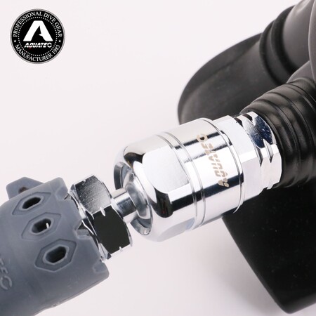 AQUATEC SW-15 180 fokos búvárreduktor-forgóadapter gyártási mintadarabja, 31-es szög