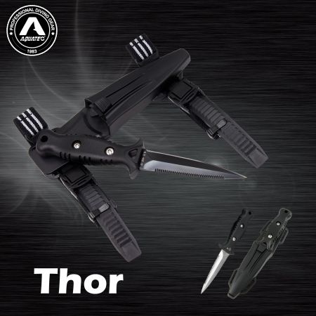 Spearfishing Scuba Knife - Aquatec Spearfishing Scuba Knife