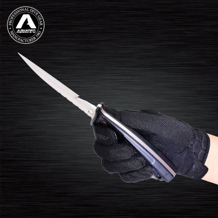 Тактичний ніж для занурення AQUATEC KN-240 високої продуктивності, що пропонує найкраще співвідношення ціни та якості для професіоналів