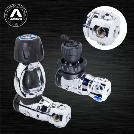 TecDive Regulator (YOKE & DIN) - RG-1100F_B Scuba Regulators YOKE & Din type