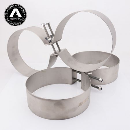 Двохбалонний акваланг Aquatec TTC-420 12L / 15L з колектором і спинкою