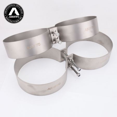 Двійний акваланг Aquatec TTC-420 з 304 сталі