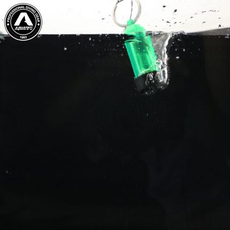 Chìa khóa vòng chìa khóa bình mini lặn Scuba với đèn LED