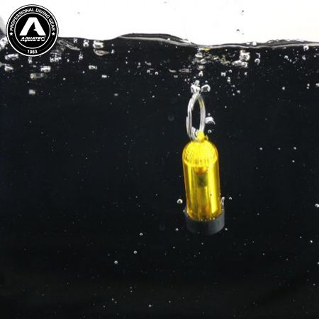 Scuba Diving Mini Tank Key Ring with LED light