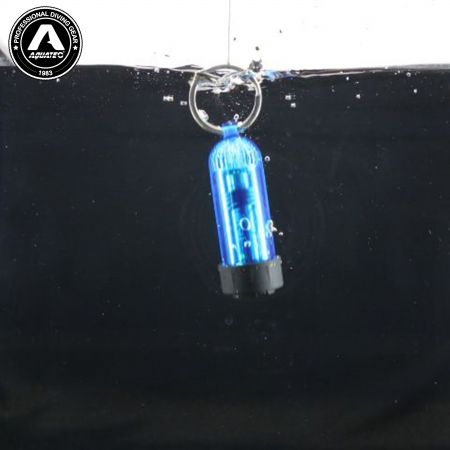 Sukellusminisäiliö avainrengas LED-valolla