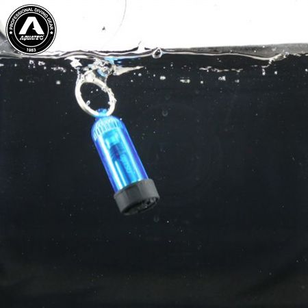 מפתח טבעת מיני צנצנת צלילה Scuba עם תאורת LED