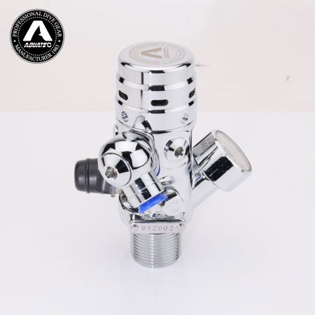 Aquatec TF-100 और TF-200 एकीकृत रेगुलेटर वाल्व स्कूबा प्रेशर रेगुलेटर