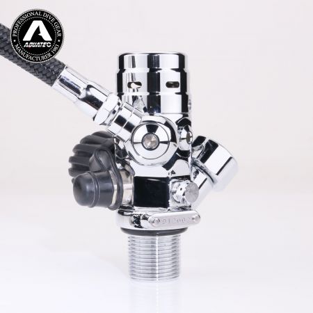 Aquatec TF-100 और TF-200 एकीकृत रेगुलेटर वाल्व कॉम्पैक्ट स्कूबा वाल्व