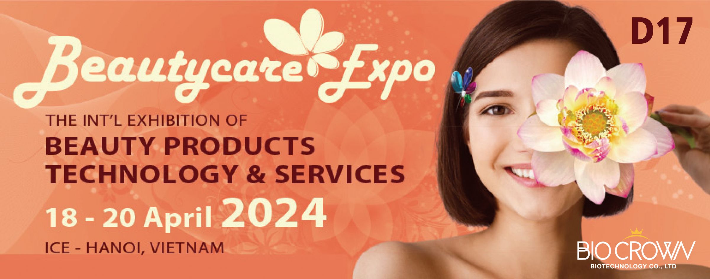 2024 Beautycare Expo (Ханой, Вьетнам) | Производитель продукции для волос,  тела и кожи с частной маркировкой | Biocrown Biotechnology Co., Ltd.