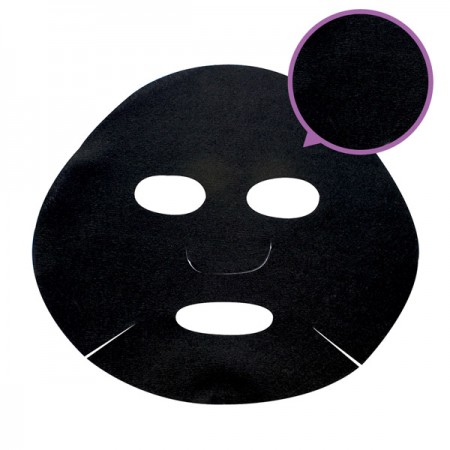 Produzione di maschere in fogli di carbone con etichetta privata - Materiale/Maschera viso: Maschera viso al carbone
