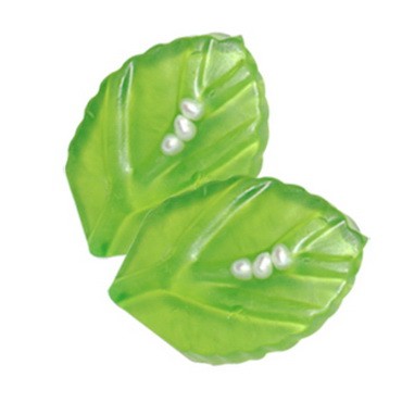 Leaf Shaped PVC Model Bar Soap - OEM Taiwan Island Shaped PVC Model Soap Bar