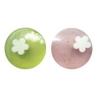 Savon en forme de fleurs rondes - Savon en barre rond OEM pour fleurs