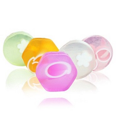 Round / Hexagonal Flower Bar Soap - OEM Round / Hexagonal Flower Soap Bar