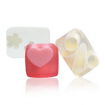 Square / Rectangular Flower Roll Bar Soap - OEM Square / Rectangular Flower Roll Soap Bar