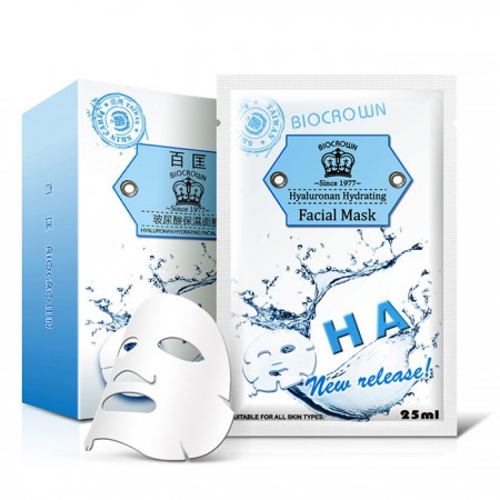 Hyaluronan-hydratisierende Gesichtsmaske