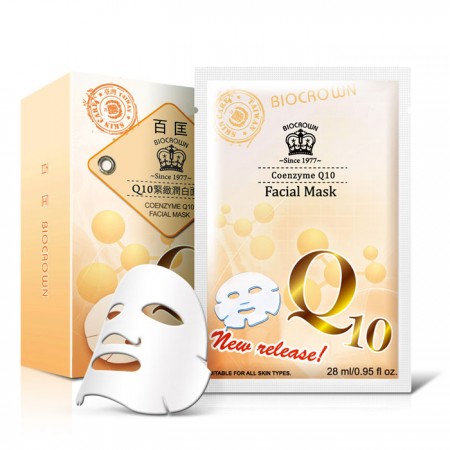 Mascarilla facial de coenzima Q10