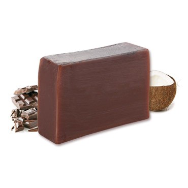 صابون مرطب مصنوع يدويًا - شوكولاتة + جوز الهند