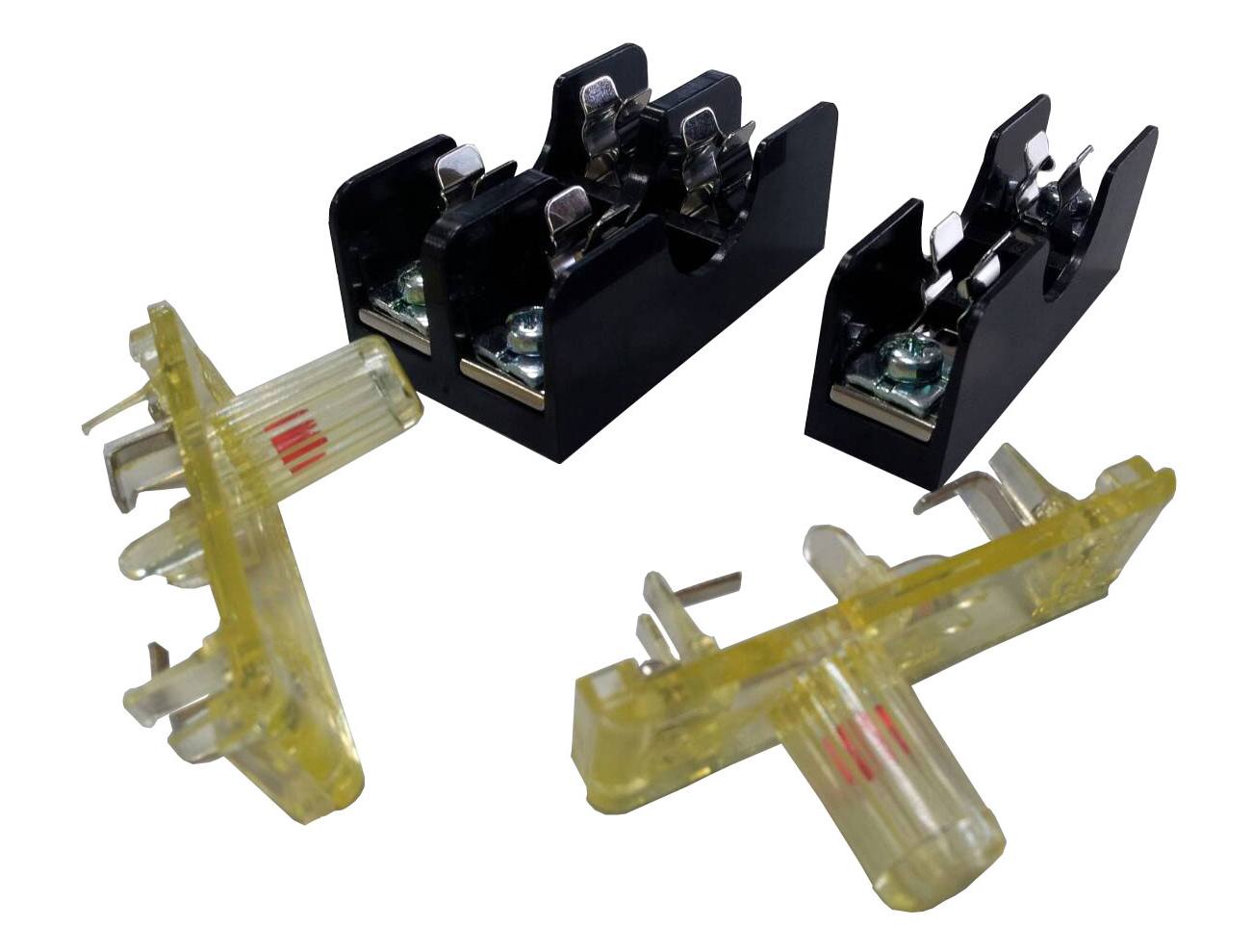 FS-01X系列6x30 600V 10A 面板式保险丝盒 - FS-011 & FS-012 6x30 600V 10A 面板式保险丝盒